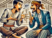 Gambar ilustrasi Orang Bercakap Bahasa Madura | Peribahasa Madura Bijak (Doc. Dimadura)
