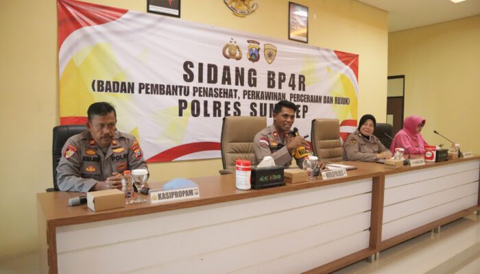 Sidang BP4R di Mapolres Sumenep (Foto: Istimewa/Doc. Dimadura)