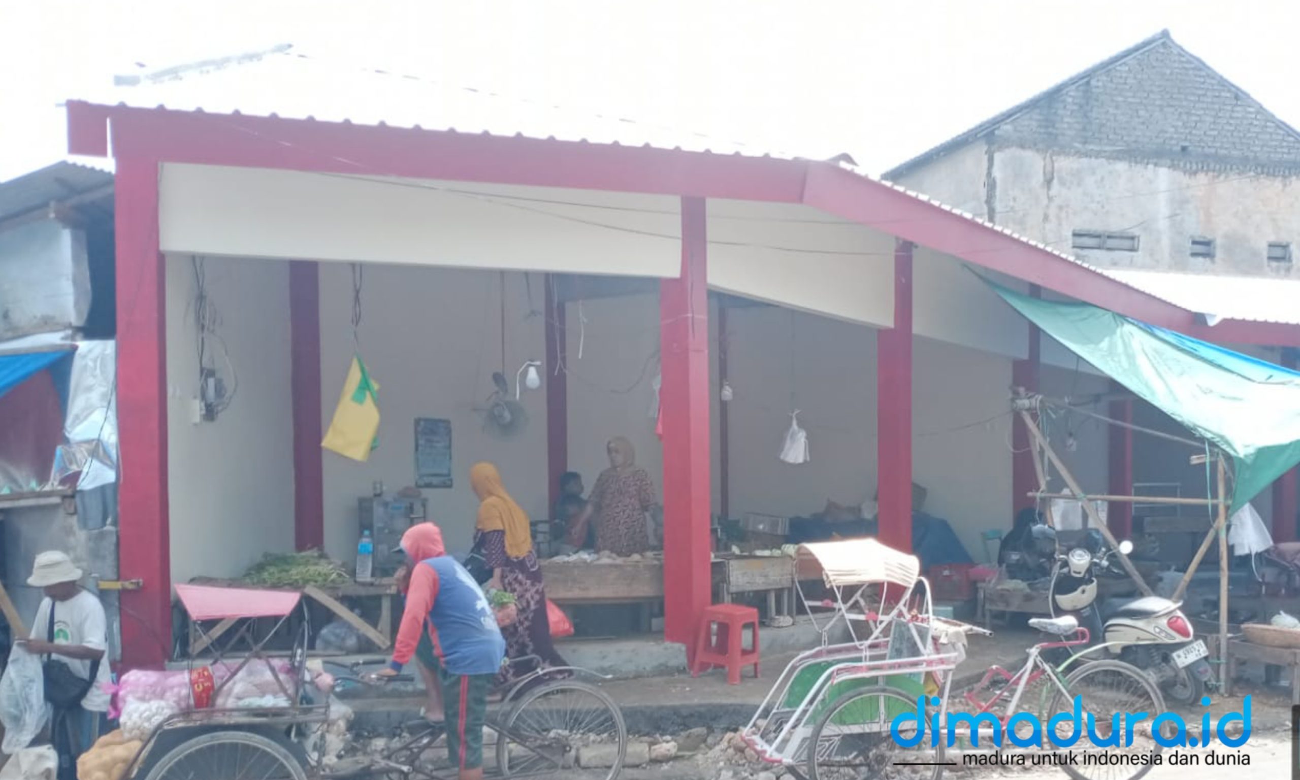 20 Kios di Pasar Anom Baru Sumenep Rampung, Ini Durasi Masa Kontraknya