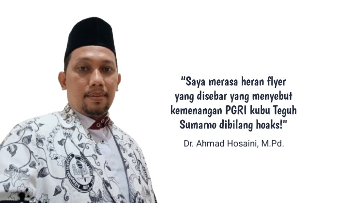 Singgung Status SK AHU, Ketua PGRI Sumenep Pihak Teguh Desak Kubu Unifah Terima Putusan PTTUN