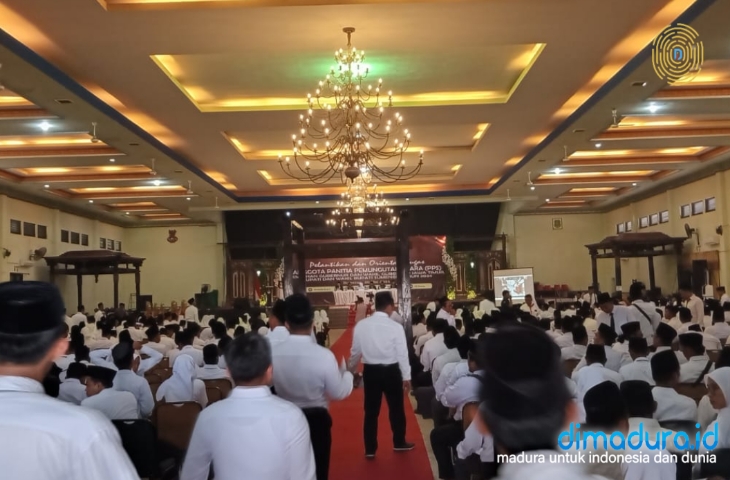 Suasana Pelantikan Pps Dan Ppk Di Gedung Adi Poday Sumenep, Minggu 26 Mei 2024 (Foto: Dok. Dimadura)