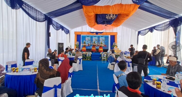 Potret Acara PHS 2024 BRI Sumenep dimeriahkan dengan tari muang sangkal (Foto: Mazdon/dimadura.id)