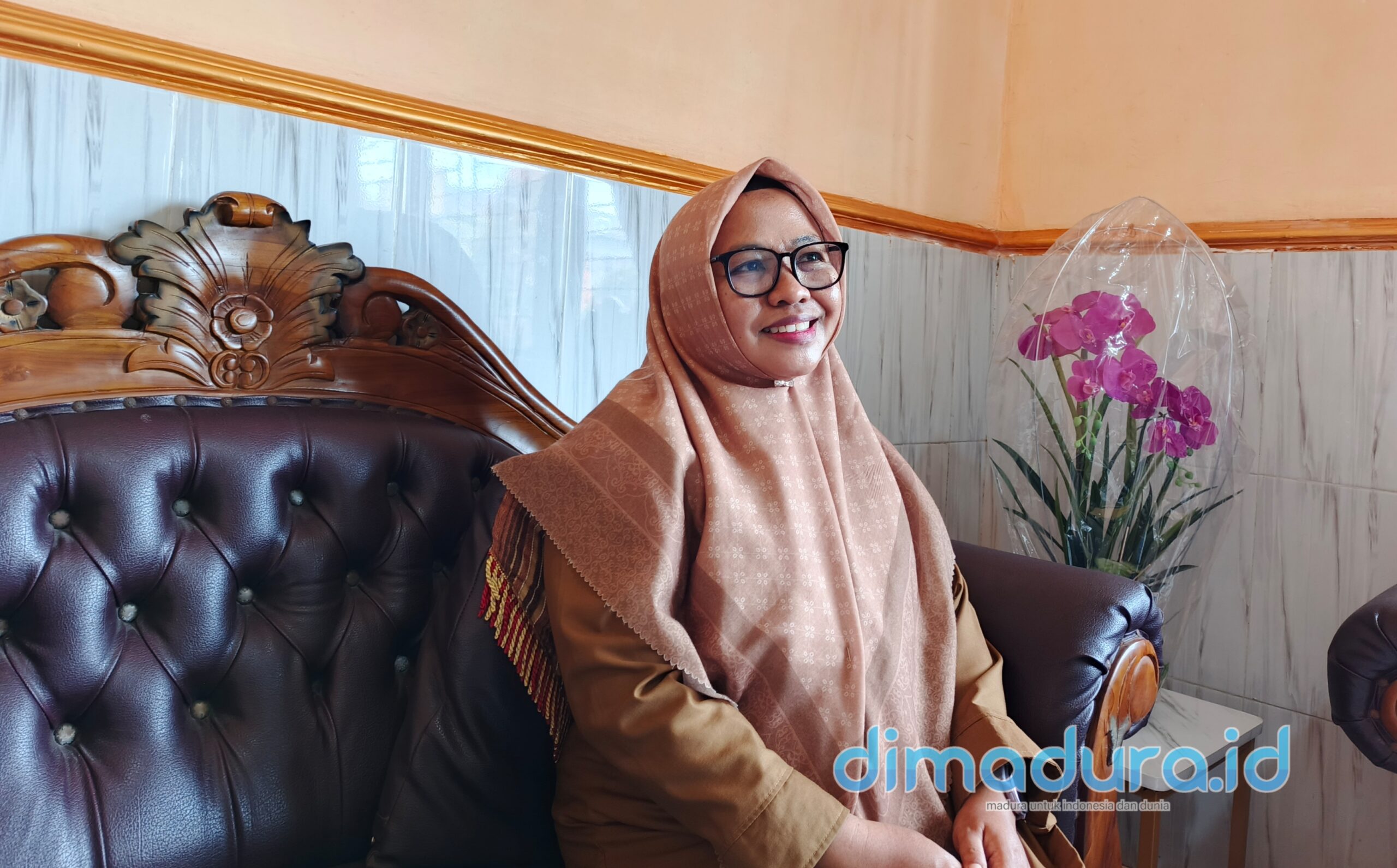 Kepala Dinas Kesehatan, Pengendalian Penduduk, dan Keluarga Berencana (DKP2KB) Sumenep, drg. Ellya Fardasah, (Ari SI for Dimadura).