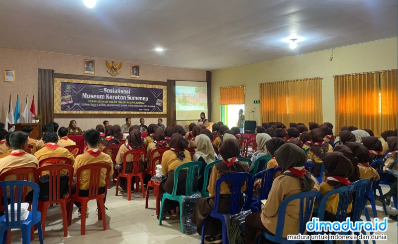 Potret Suasana Sosialisasi Museum di SMU 1 Arjasa, Tanggal 16 Mei 2025 (Foto: Doc. Dimadura)
