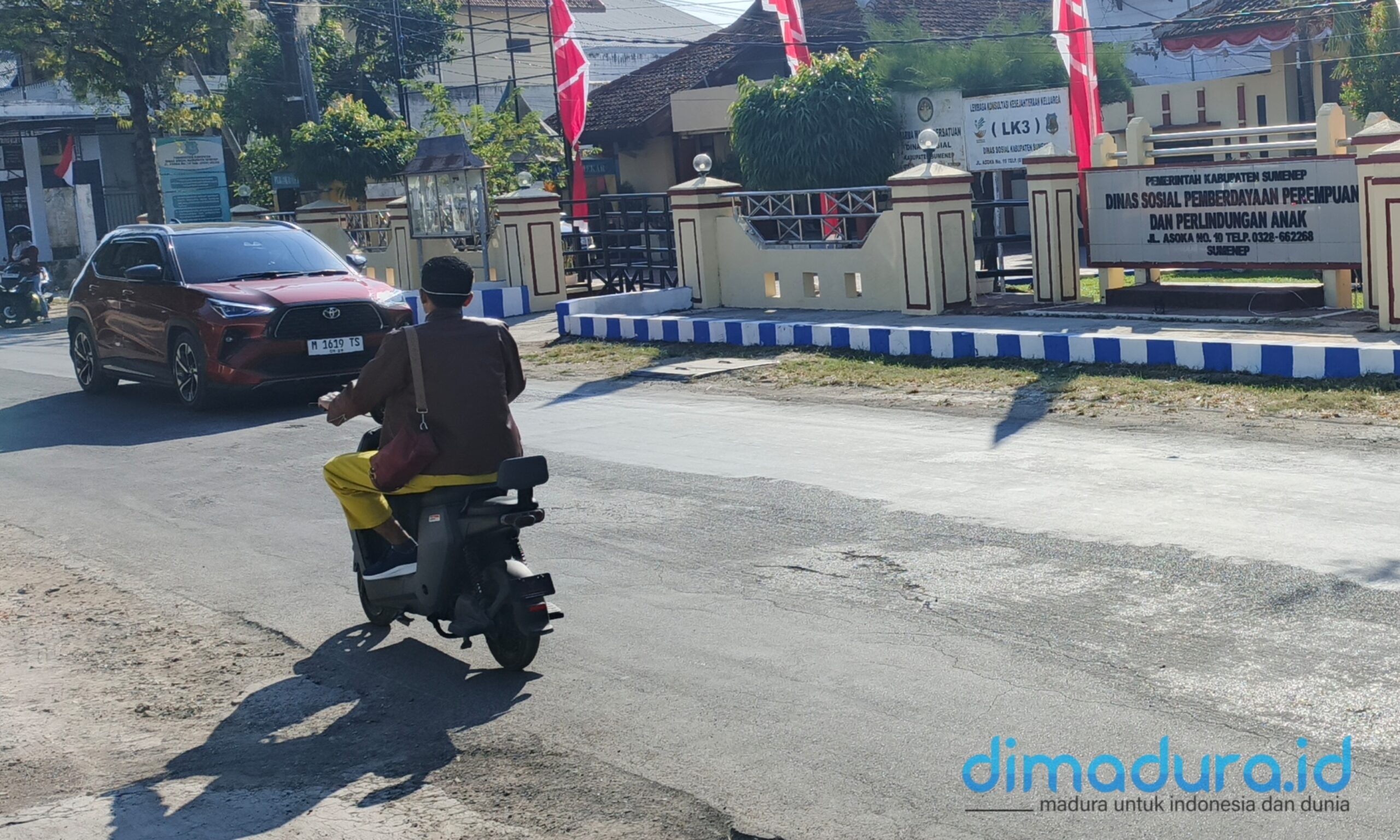 Kantor Dinas Sosial Pemberdayaan Perempuan dan Perlindungan Anak (Dinsos P3A) Sumenep. (Foto: Ari/Doc. Dimadura).