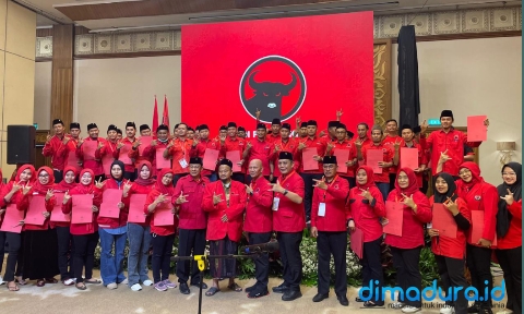 Foto: Acara Konferensi Cabang (Konfercab) PDI Perjuangan yang berlangsung di Surabaya, Sabtu (20/12/2025). (Istimewa./Doc. Dimadura).