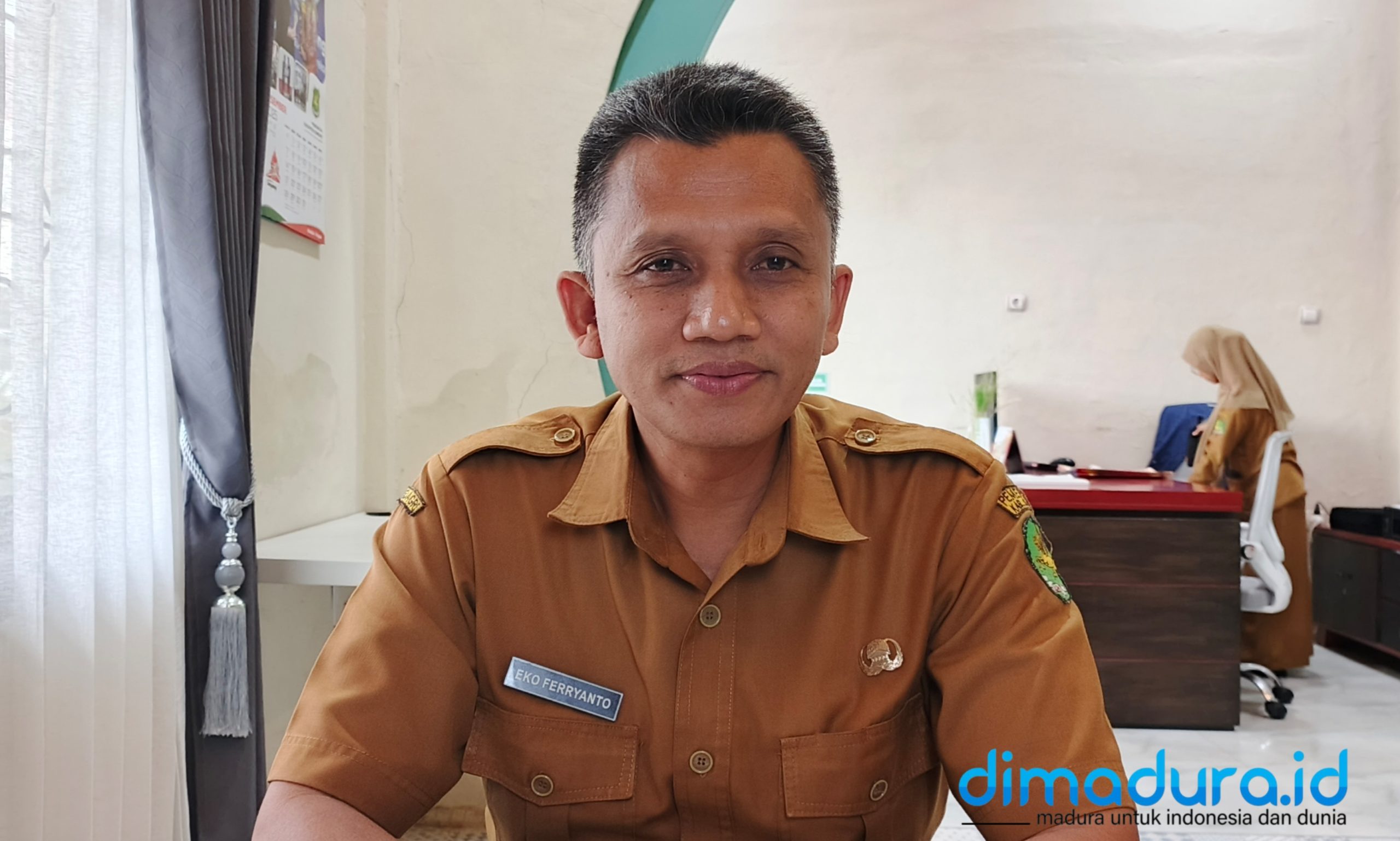 Foto: Kepala Bidang Pelatihan dan Produktivitas serta Hubungan Industrial Disnaker Sumenep, Eko Ferryanto, (Ari/Doc. Dimadura).