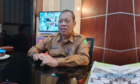 Foto: Kepala Dinas Ketahanan Pangan dan Pertanian (DKPP) Sumenep, Chainur Rasyid, (26/2/2026),  (Ari/Doc. Dimadura).
