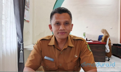 Foto: Kepala Bidang Pelatihan dan Produktivitas serta Hubungan Industrial Disnaker Sumenep, Eko Ferryanto. ( Ari/Doc. Dimadura).