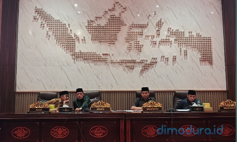 Foto: Rapat paripurna yang digelar DPRD Kabupaten Sumenep, Selasa (7/4/2026). (Ari/Doc. Dimadura).