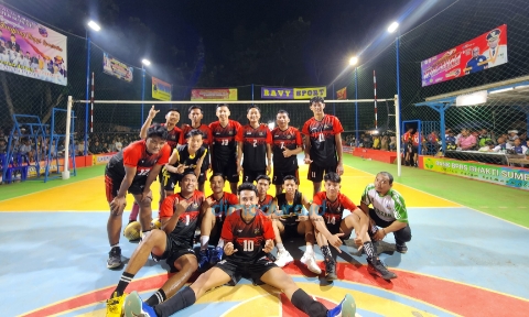 Foto: Persatuan Bola Voli (Pbv) Abizar Desa Batuan, Usai Menang Dari Pbv Satria Muda Saronggi. (Ar/Doc. Dimadura).