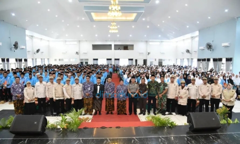 Foto: Kegiatan manasik haji yang digelar di Gedung Korpri Kota Sumenep. Kamis (7/5/26), (Ari./Doc. Dimadura).