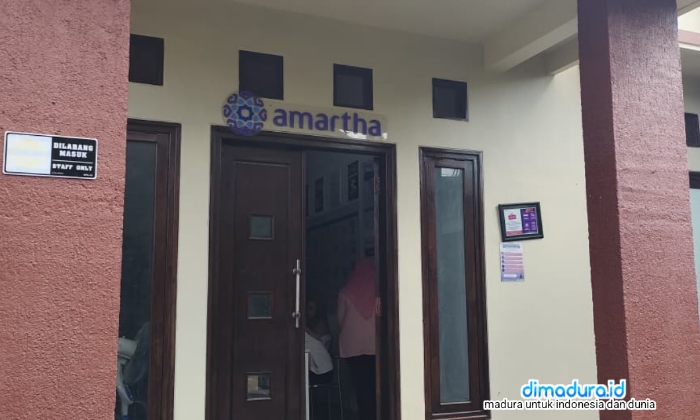 Kantor Amartha Sumenep yang berlokasi di Perumahan Bumi Sumekar Asri, Kolor, Kec. Kota Sumenep, Jawa Timur 6941. (Foto: Mazdon/doc.dimadura)7
