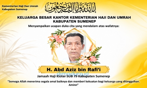 Foto: Jemaah haji warga Desa Prambanan, Kecamatan Gayam, Kabupaten Sumenep, Jawa Timur, yang meninggal dunia di Mekkah. (Istimewa/Doc. Dimadura).