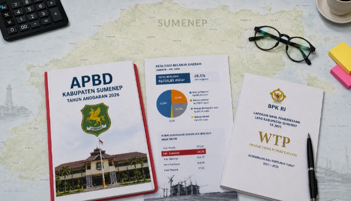 Sumenep Raih 9 Kali WTP Berturut dengan Serapan APBD Mini Tiap Tahun